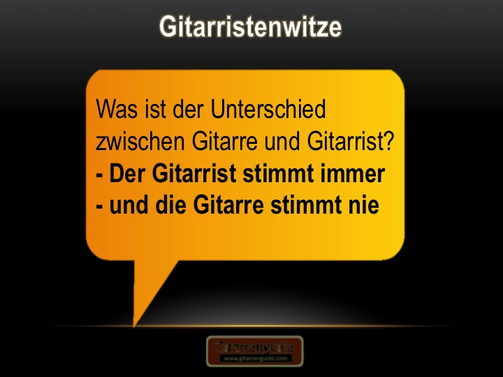 Gitarristenwitz