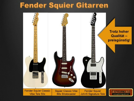Fender Squier Gitarren