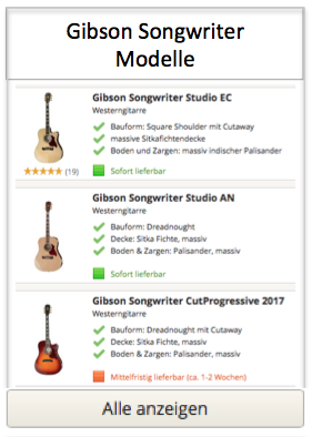 Gibson Songwriter Modelle