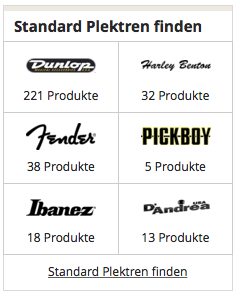 Standard Plektren
