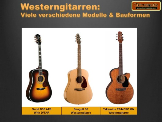 Westerngitarre: Akustik mit Stahlsaiten